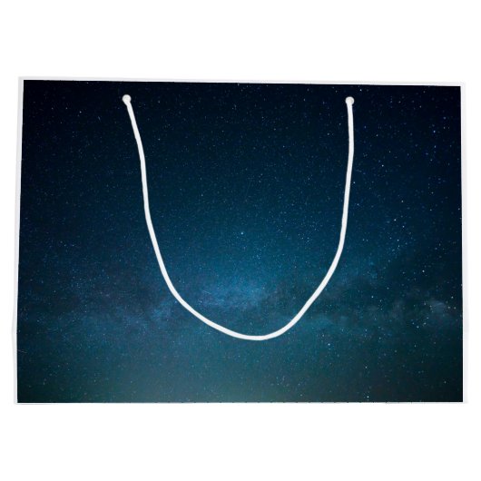 Die Sterne in der Nacht Große Geschenktüte (Rückseite)