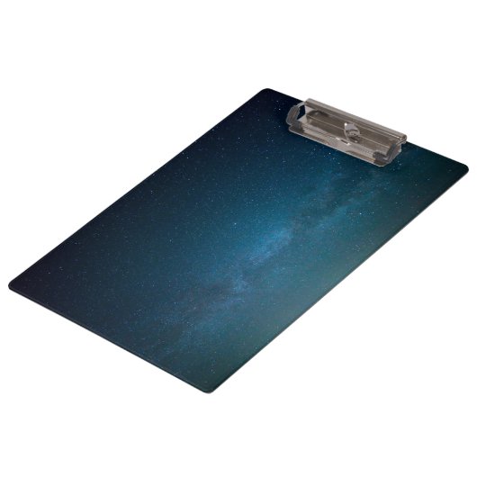 Die Sterne in der Nacht Klemmbrett (Schrägansicht)