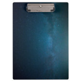 Die Sterne in der Nacht Klemmbrett (Vorderseite)