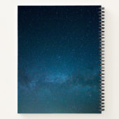 Die Sterne in der Nacht Notizblock (Rückseite)