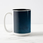 Die Sterne in der Nacht Zweifarbige Tasse (Links)