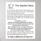 Die Sternengeschichte, das Sternengedicht Poster (Vorne)