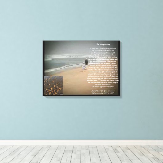 Die Sternengeschichte Leinwanddruck (Insitu (Holzboden))