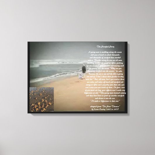 Die Sternengeschichte Leinwanddruck (Vorderseite)