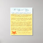 Die Sternengeschichte Leinwanddruck (Vorderseite)