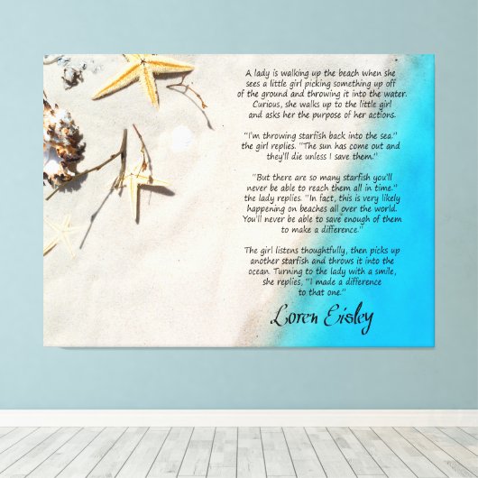 Die Sternengeschichte Leinwanddruck (Insitu (Holzboden))