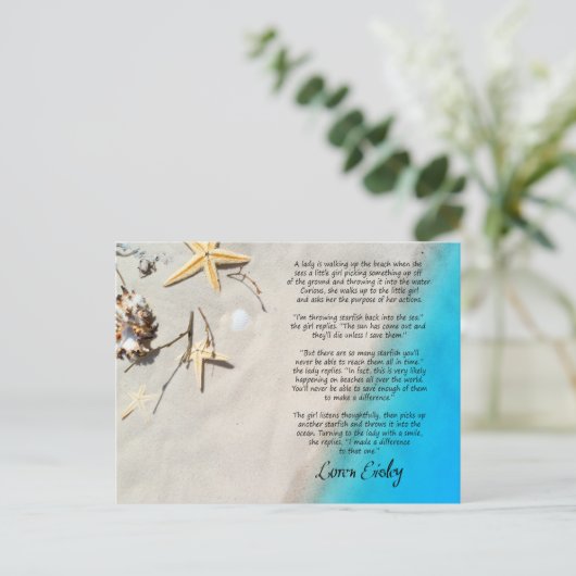 Die Sternengeschichte Postkarte (Stehend Vorderseite)