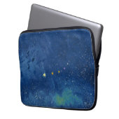 Die Sternenhimmel-Abbildung Laptopschutzhülle (Vorderseite Links)