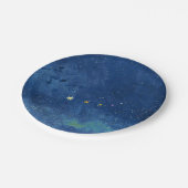Die Sternenhimmel-Abbildung Pappteller (Schrägansicht)