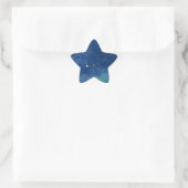 Die Sternenhimmel-Abbildung Stern-Aufkleber (Tasche)