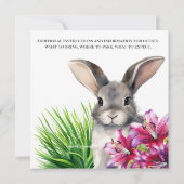 Die Sternenhimmel für Ostern Einladung (Rückseite)