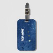 Die Sternenhimmel-Illustration Personalisiert Gepäckanhänger (Vorderseite Vertikal)