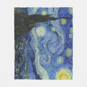 Die sternenklare Nacht durch Van Gogh Fleecedecke