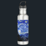 Die sternenklare Nacht durch Van Gogh Trinkflasche<br><div class="desc">Ölgemälde durch den niederländischen VorlagenVincent van Gogh (1853-1890) vermutlich seine berühmteste Malerei, Van Gogh malte "die sternenklare Nacht" im Jahre 1889 vom Gedächtnis während in einem Asyl in Frankreich, in dem er sich herein auf Krise überprüfte. Die Szene stellt die Ansicht von seinem Schlafzimmerfenster dar. Im Malen gibt es den...</div>