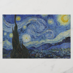 Die sternenklare Nacht Vincent van Gogh 1889 Briefpapier