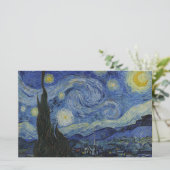Die sternenklare Nacht Vincent van Gogh 1889 Briefpapier (Stehend Vorderseite)