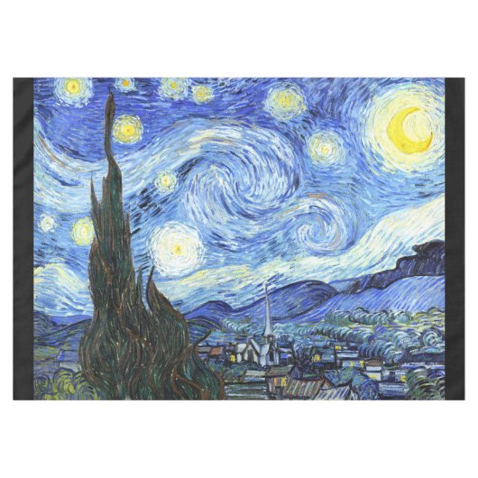 Die sternenklare Nachtvan- Tischdecke (Vorderseite (Horizontal))