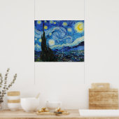 Die Sternennacht (1889) Poster (Küche)