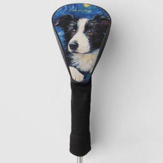 Die Sternennacht - Border Collie Dog 001 - Qian wa Golf Headcover