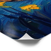 Die Sternennacht - Chihuahua Dog 001 - Qian wan Go Poster (Ecke)