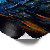 Die Sternennacht - Chihuahua Dog 002 - Qian wan Go Poster (Ecke)