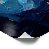 Die Sternennacht - Goldendoodle Dog 002 - Qian wan Poster (Ecke)