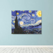 Die Sternennacht Leinwanddruck (Insitu (Holzboden))