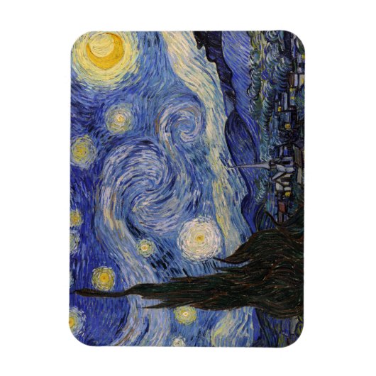Die Sternennacht Magnet (Vertikal)
