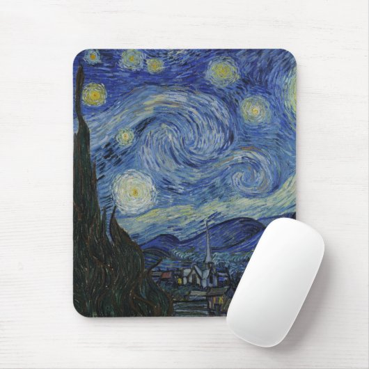 Die Sternennacht Mousepad (Mit Mouse)