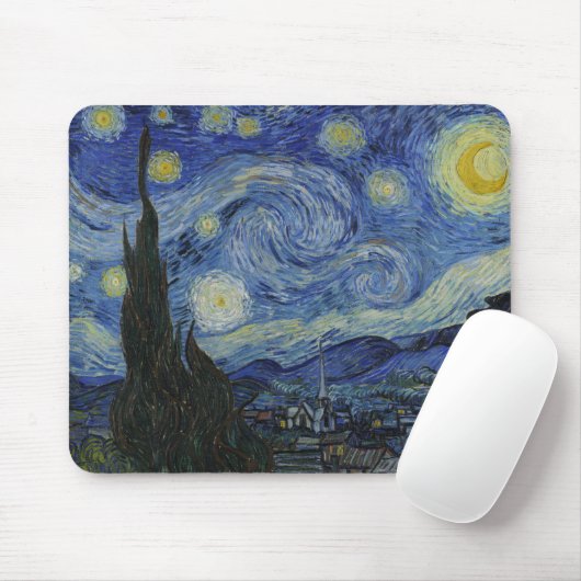 Die Sternennacht Mousepad (Mit Mouse)