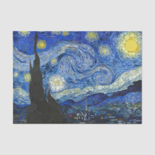 Die Sternennacht nach Vincent van Gogh Seidenpapier