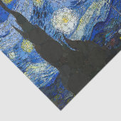 Die Sternennacht nach Vincent van Gogh Seidenpapier (Ausschnitt)