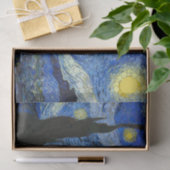 Die Sternennacht nach Vincent van Gogh Seidenpapier (Geschenk)