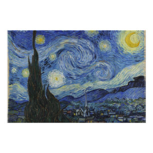 Die Sternennacht, Ölmalerei, Vincent Van Gogh Fotodruck