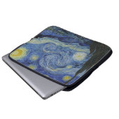 Die Sternennacht, Ölmalerei, Vincent Van Gogh Laptopschutzhülle (Vorne Knopf)