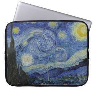 Die Sternennacht, Ölmalerei, Vincent Van Gogh Laptopschutzhülle