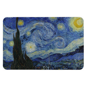 Die Sternennacht, Ölmalerei, Vincent Van Gogh Magnet