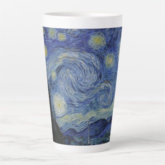 Die Sternennacht, Ölmalerei, Vincent Van Gogh Milchtasse (Vorderseite)