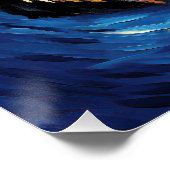 Die Sternennacht - Schnauzer Dog 002 - Qian wan Go Poster (Ecke)