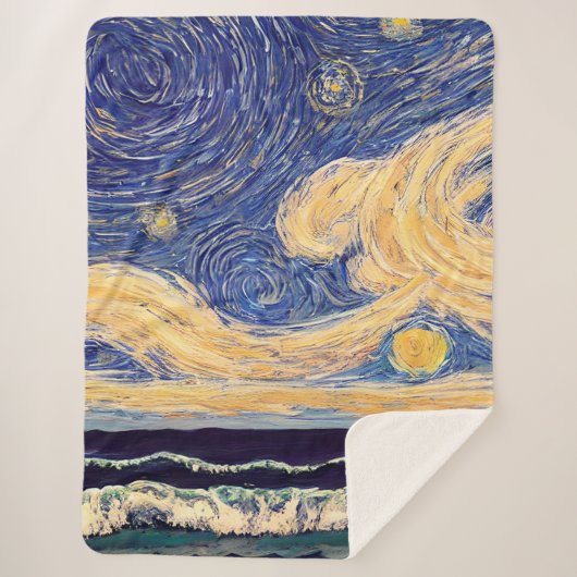 Die Sternennacht Sherpadecke (Vorderseite)