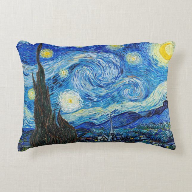 Die Sternennacht | Van Gogh | Dekokissen (Vorderseite)