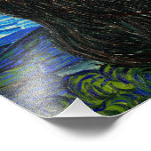 Die Sternennacht - Van Gogh Fotodruck (Ecke)