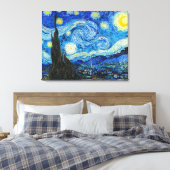 Die Sternennacht | Van Gogh | Leinwanddruck (Insitu (Schlafzimmer))