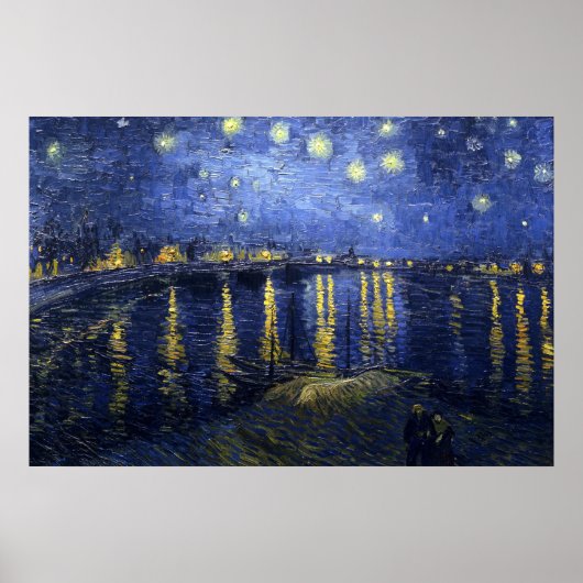 Die Sternennacht (van Gogh) Poster (Vorne)