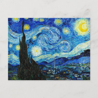 Die Sternennacht - Van Gogh Postkarte