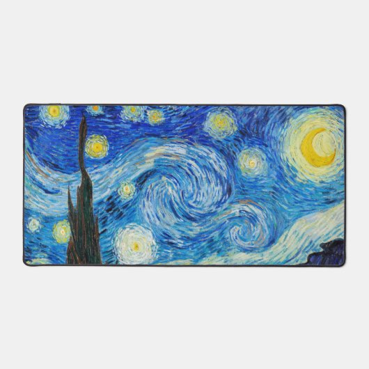 Die Sternennacht | Van Gogh | Schreibtischunterlage (Vorderseite)