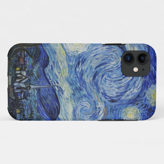Die Sternennacht - Vincent Van Gogh Case-Mate iPhone Hülle (Rückseite (Horizontal))