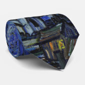 Die Sternennacht - Vincent Van Gogh Krawatte (Gerollt)