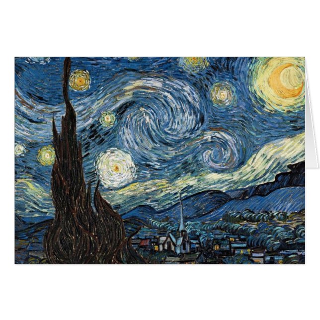 Die Sternennacht von Van Gogh (Vorderseite (Horizontal))