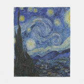 Die Sternennacht von Van Gogh Fleecedecke (Vorderseite)
